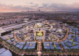 Ariel View of Dubai's World Expo 2020