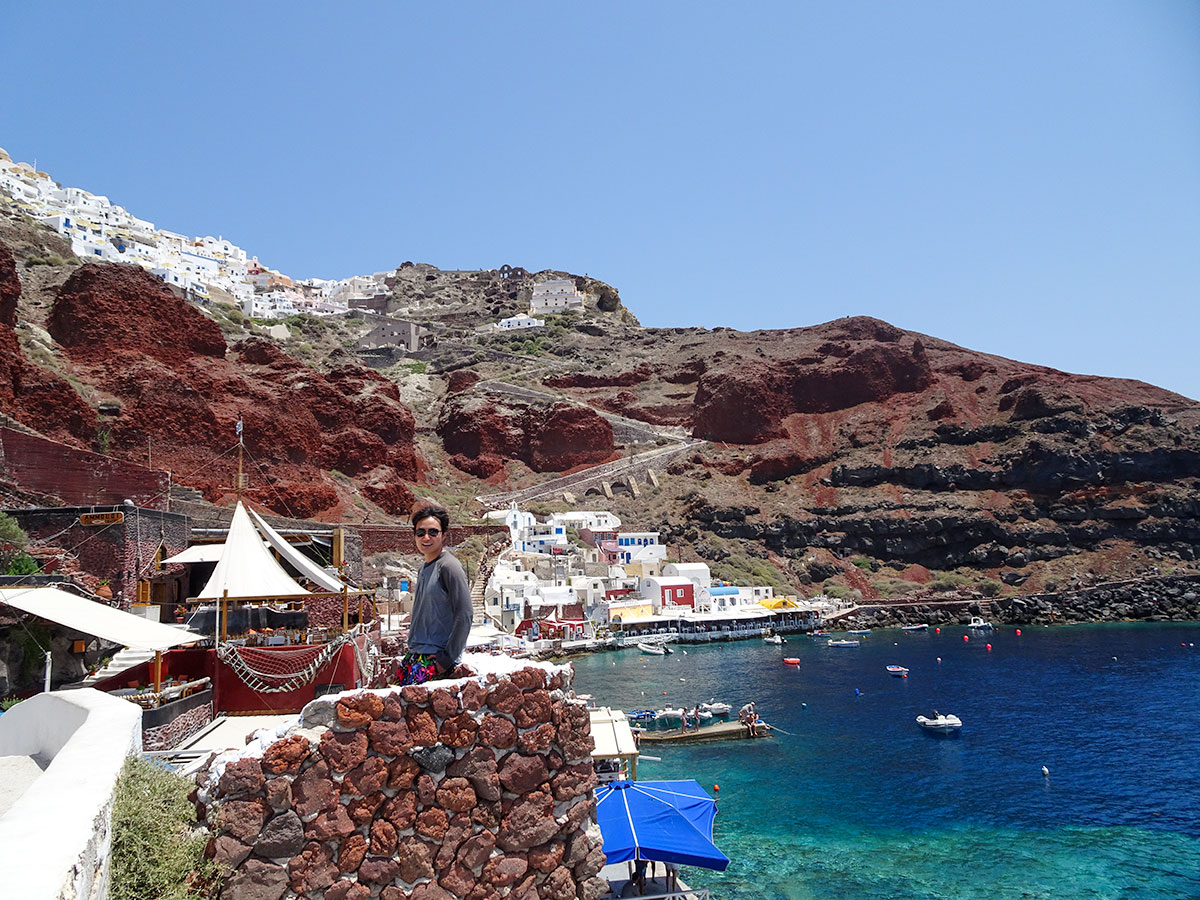 Ace in Amoudi Bay, Santorini, Greece