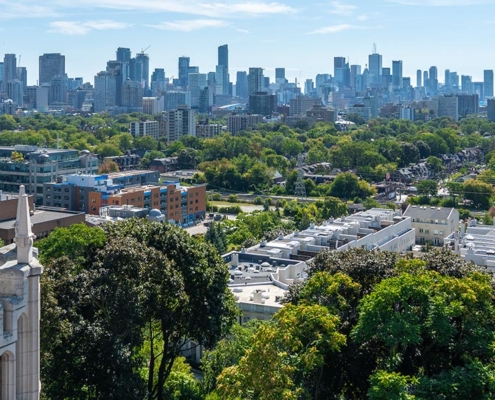 Skyline from Casa Loma, Toronto, Canada