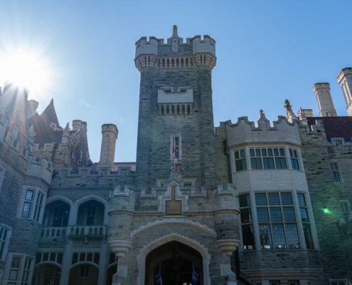 Casa Loma Front Entrance, Toronto, Canada