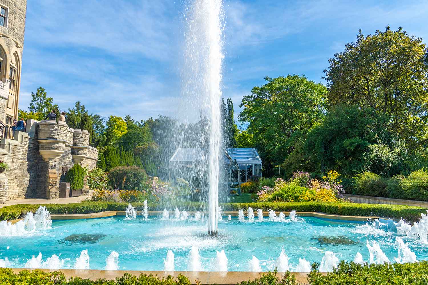 Fountain, Casa Loma, Toronto, Canada