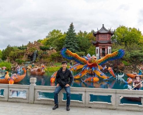 Ace in the Chinese Garden, Montreal Botanical Garden, Montreal, Canada