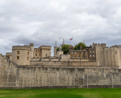 Castle Outer Wall, Tower of London, London, United Kingdom