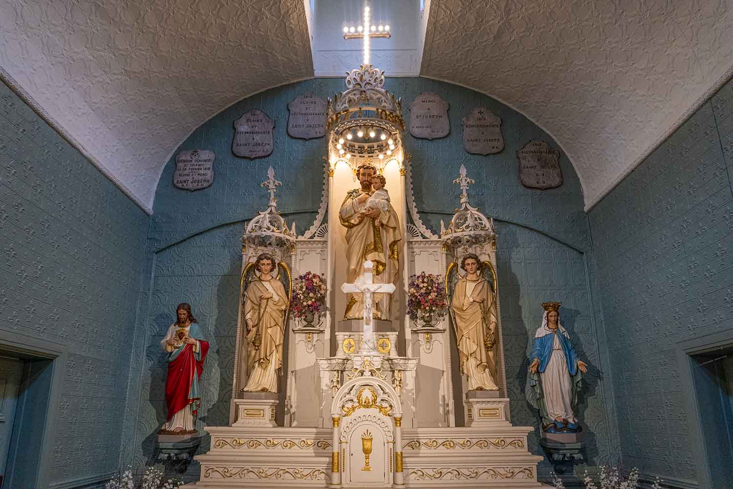 Shrine in Chapel, Saint Joseph's Oratory, Montreal, Canada