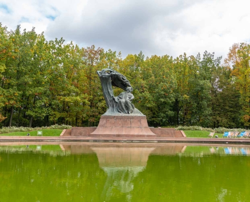 Chopin Monument, Warsaw, Poland