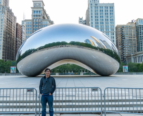 Ace and Cloud Gate, Chicago, Illinois, United States