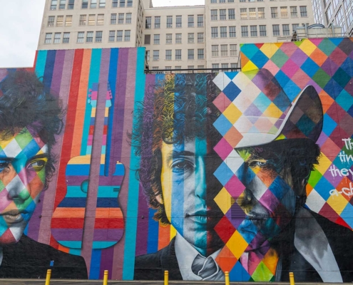 Bob Dylan Mural, Minneapolis, Minnesota, United States