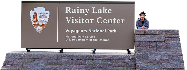 Voyageurs Sign, Voyageurs National Park, Minnesota, United States