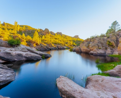 Bear Gulch Reservoir, Pinnacles National Park, California, United States