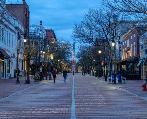 Church Street Marketplace (Night), Burlington, Vermont, United States 1500 x 1000