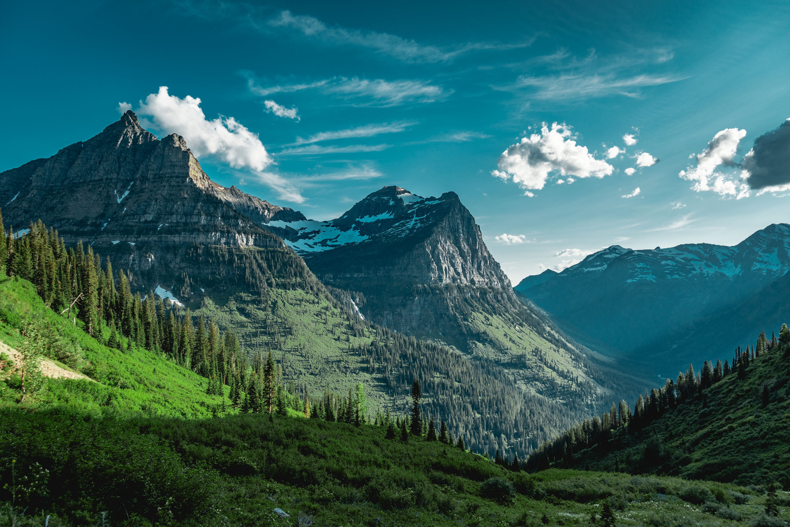 Going-to-the-Sun Road, Montana 3000 x 2000